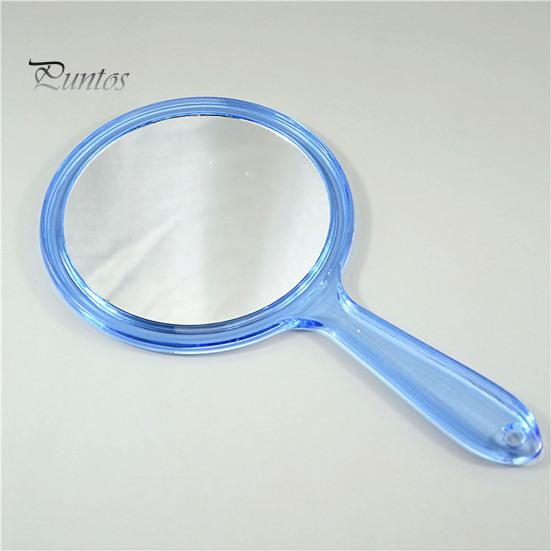 Cosmetic Mirror Makeup Clear Image Comfortable Grip Good Reflection Cosmetics Vanity Burr Free Double-Sided Handheld Magnifying Gift Supply Carry on
