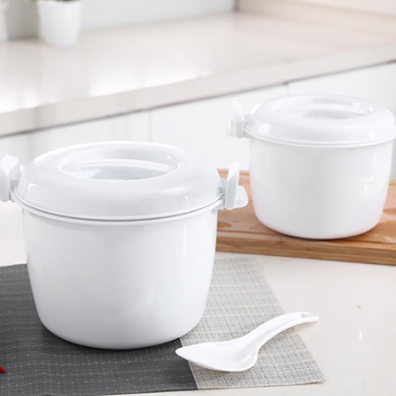 Microwave Oven Rice Cooker Multifunctional Food Steamer Pot Bento Lunch Box