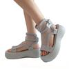 Women Platform Sandals 5cm Wedges Heel Sandals Mesh Open Toe Height Increasing Ladies Summer Casual Shoes