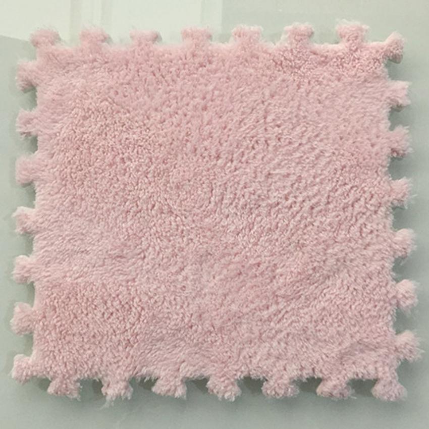 30*30 EVA Splicing Velvet Foam Pad Child Bedroom Treasure Crawling Mat
