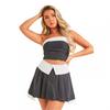 Missy Empire Womens/Ladies Pleated Mini Skirt