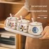 Newair Chinese Ceramic Seasoning Jar Set