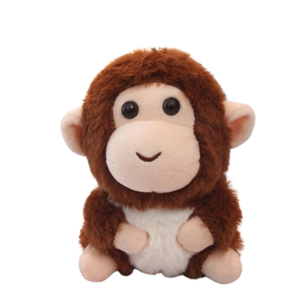 Plush Doll Monkey Plush Toy Soft Fur Monkey Car Pendant Little Monkey Pendant  Backpack Decoration