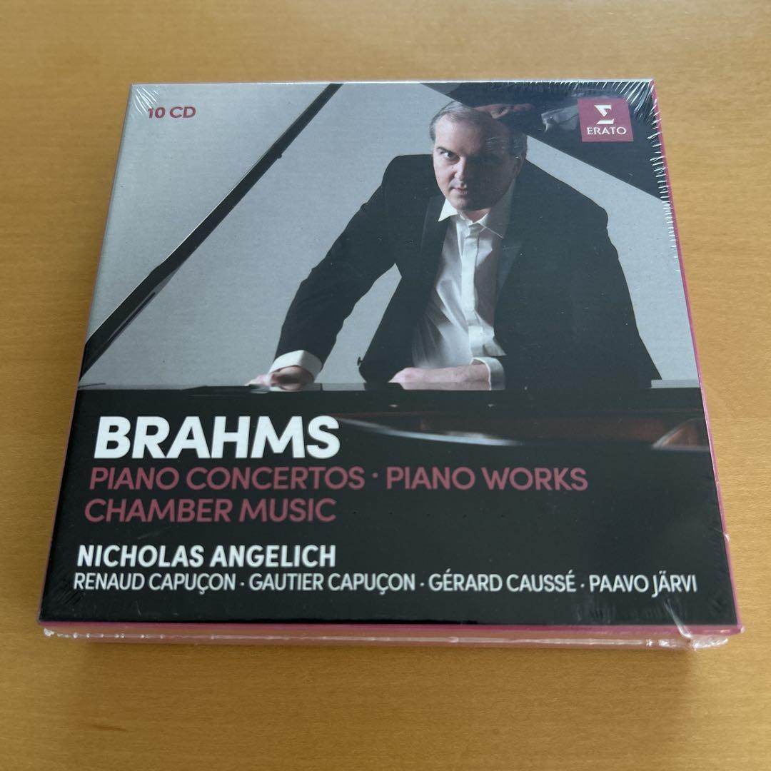 

[USED] Out of print 10CD box set: Nicholas Angelich Brahms Piano Works Limited Edition