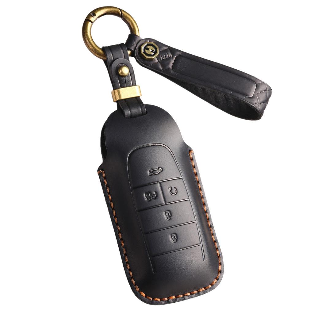 Retro Leather Key Cover for GAC Aion Y/S70/80