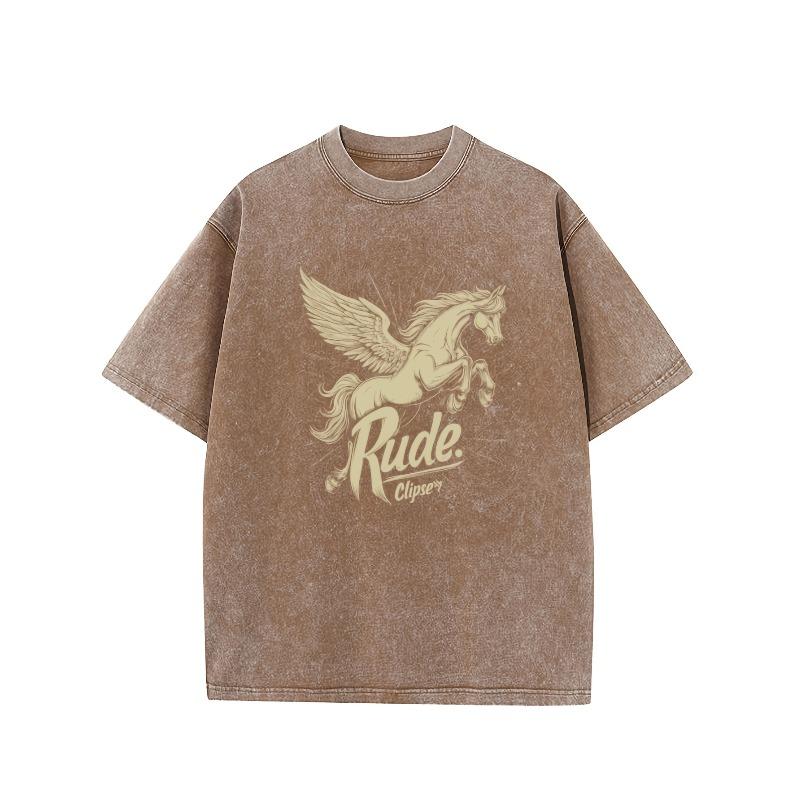 European sizes Cotton Men's Short Sleeve T-Shirt Graphic Top Casual Loose Crew Neck Tee Vintage Streetwear for Men Fashionable Tees