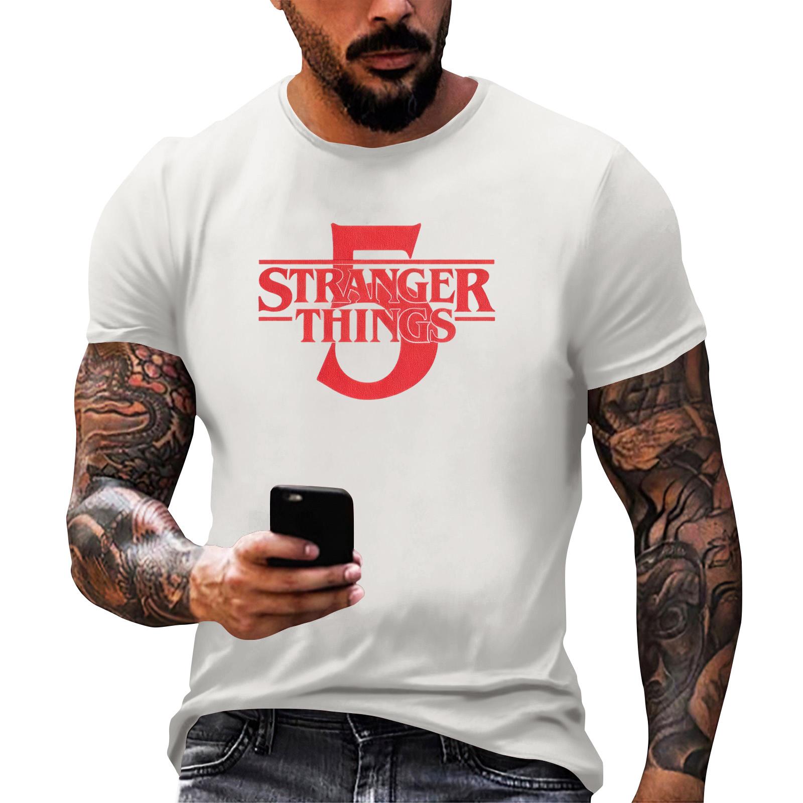 

Мужская футболка с коротким рукавом с принтом из кино и ТВ XL белый