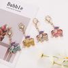 Rhinestone Elephant Keychain Souvenir - Thailand Bangkok Charm