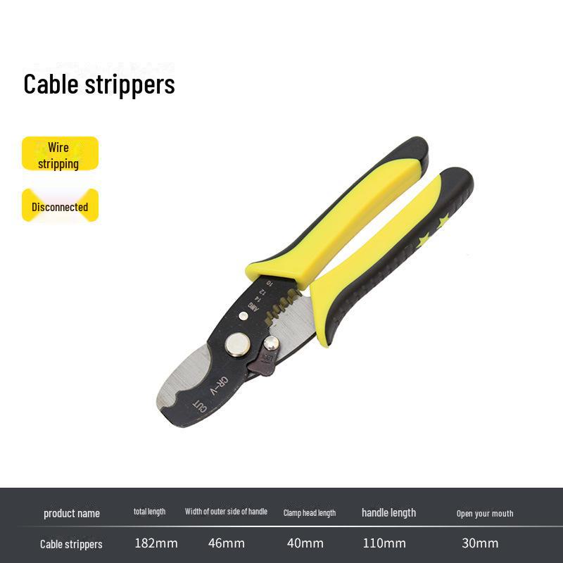 Clește multifuncțional electric pentru dezizolat și tăiat cabluri