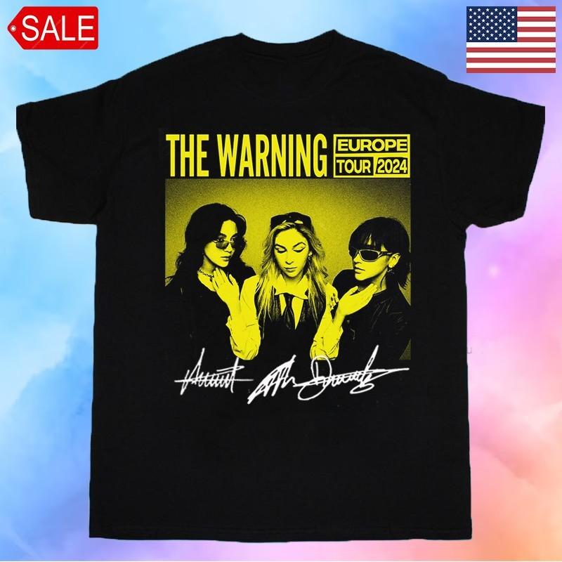 Europe Tour Members The Warning band T-Shirt All Size QX0130 XXXL