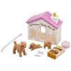 TAKARA TOMY "Licca-chan LG-04 Purin-chan House Set" Dress-up Doll Pretend Play Toy, Ages 3 and up, T