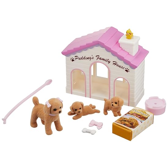 TAKARA TOMY "Licca-chan LG-04 Purin-chan House Set" Dress-up Doll Pretend Play Toy, Ages 3 and up, T
