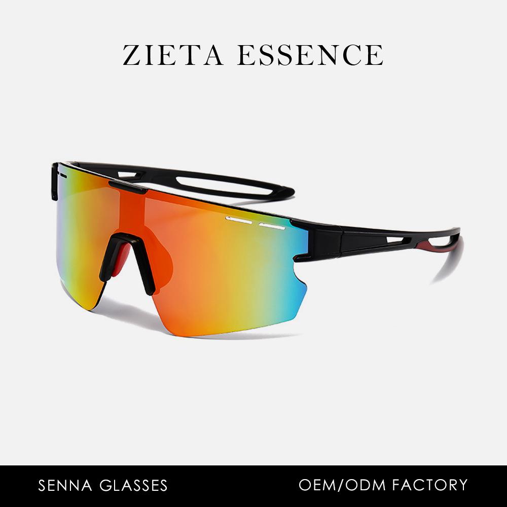 Outdoor Cycling One-Piece Colorful Goggles Windproof Punk Mountaineering Sunglasses Mountain Sunscreen Sunglasses