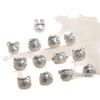 Sterling Silver Zodiac Animal Spacer Beads: Horse & Sheep DIY Beading Materials for Handmade Bracelets