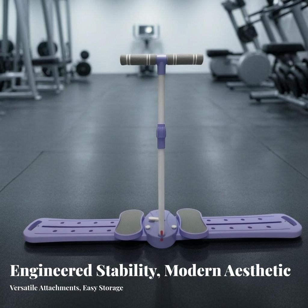 Ski Machine Space-Saving Home with Handlebar Padded
