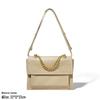 Spring 2024 Women's Genuine Leather Shoulder Crossbody Bag - Trendy Small Square Underarm Handbag