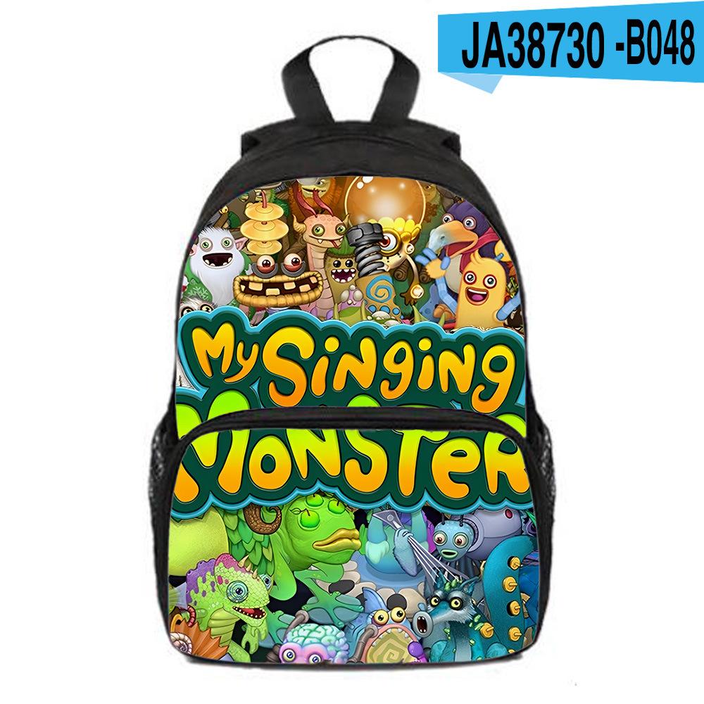 Zaino per Bambini Scuola Primaria e Materna Nuovo My Singing Monsters Concerto dei Mostri Zaino, Zaino Regalo