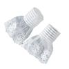 Girls Ruffles Pleated Fake Sleeves for Womens Detachable Cuffs Fake Cuffs Clothing Decoration Arm Warmers Fake Flared Sleeves