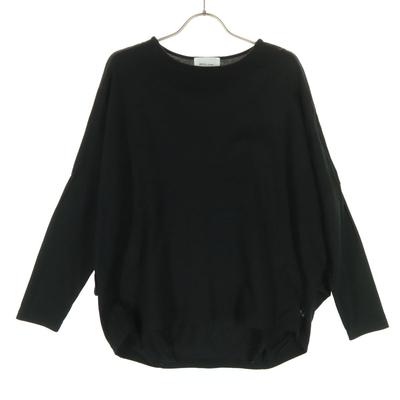 HUIS In House Made In Japan Long Sleeve Cut F Black Ron T Women Used