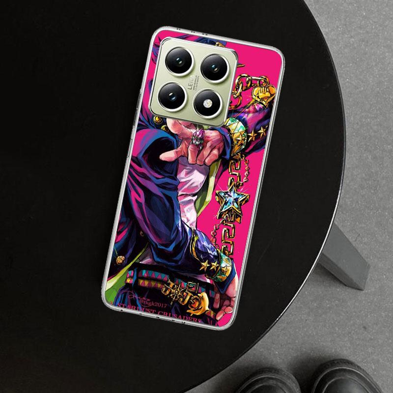 JoJo's Bizarre Adventure Kujo Jotaro Phone Case Cover for Xiaomi Redmi Note 15 14 13 12 11 Pro Plus 14S 12S 11S 11T 11E 10S 10 C