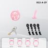 Inverted Male Chastity Cages Pink Chastity Cage Lock Set Negative Sissy Cock Cages SM Bondage Fetish Sex Toys for Mens