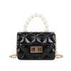 New Pearl Chain Mini Children's Bag 2022 Fashionable Small Girls Crossbody Jelly Bag