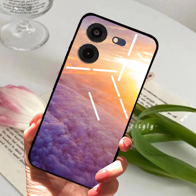 Für Tecno Pova 5 Pro 5G Hülle Pova5 4G Weiches Silikon TPU Handy Rückseite Für Tecno Pova Neo 3 Stoßfester Bumper LH6n Cartoon