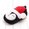 Winter Warm Newborn Baby Girl Shoes Infant Soft Sole Loafers Toddler Santa Claus Slippers for 1 Year Old Boy Christmas Gifts