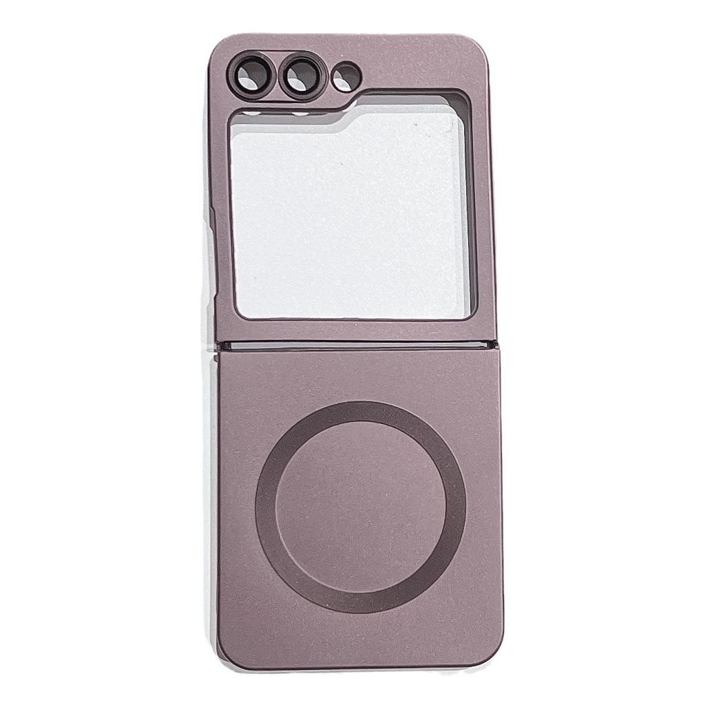 Samsung ZFlip7 Liquid Magnetic Suction Mobile Phone Case Suitable for Flip6 Metallic Skin Feeling ZFlip5 Soft Shell Tpu Full Packaging