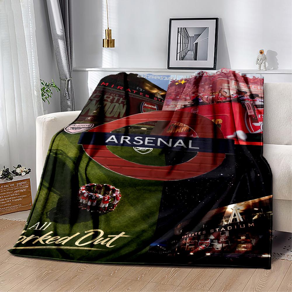 Arsenal Blanket Durable Comfort Perfect for Bed Picnics Couch Four Seasons Universal Playful Design Gifts For Family Or Friends