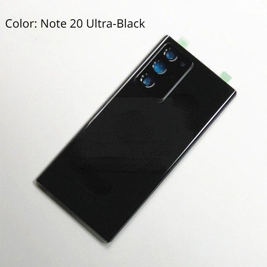 Back Glass For Samsung Galaxy Note 20 Ultra Note 20 Back Battery Cover Rear Door Housing  with Camera Lens
