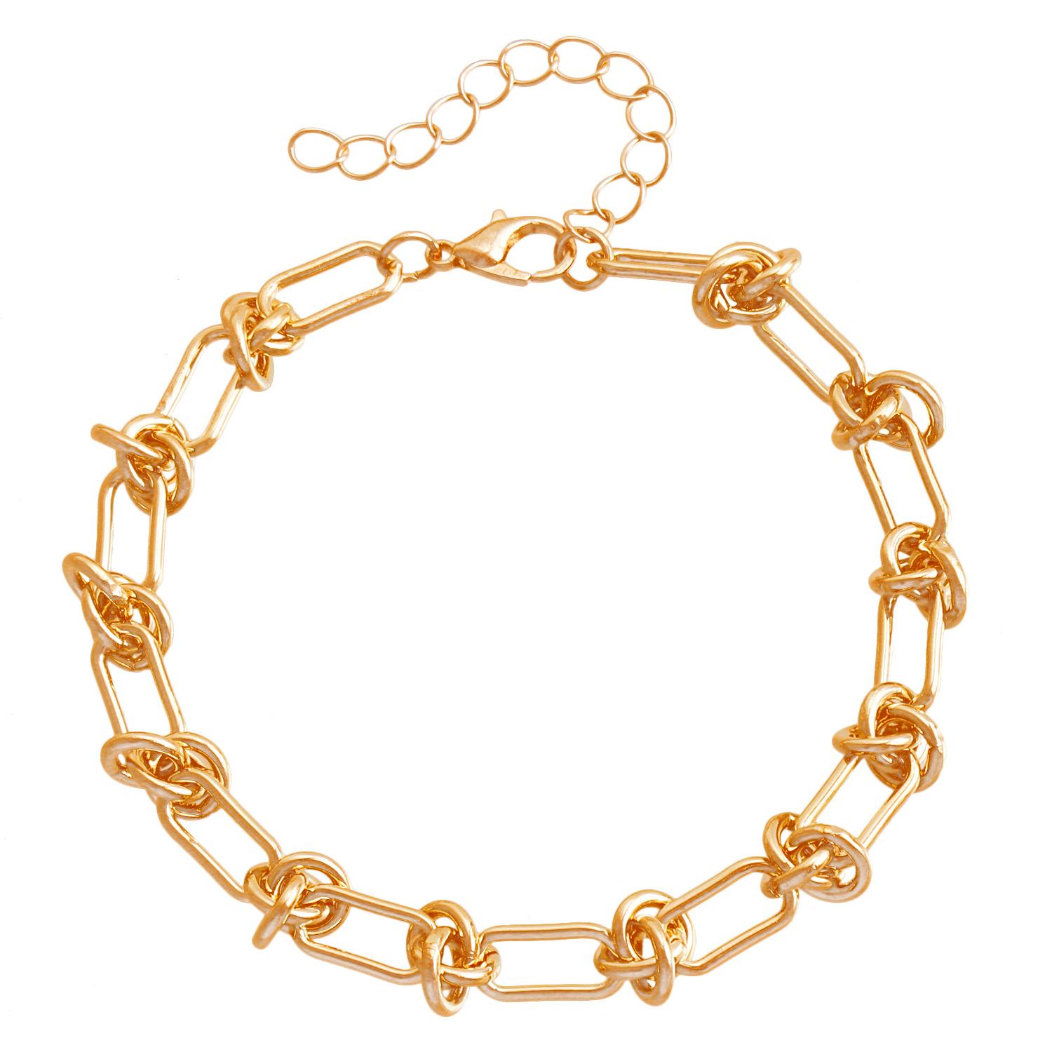 

ins simple U-shaped splicing necklace, niche design sense, high sense collarbone chain necklace