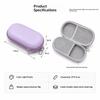 Shockproof Hard Shell Double Glasses Case Lightweight Portable Dual Eyewear Storage Box for Sports Cycling Running Use