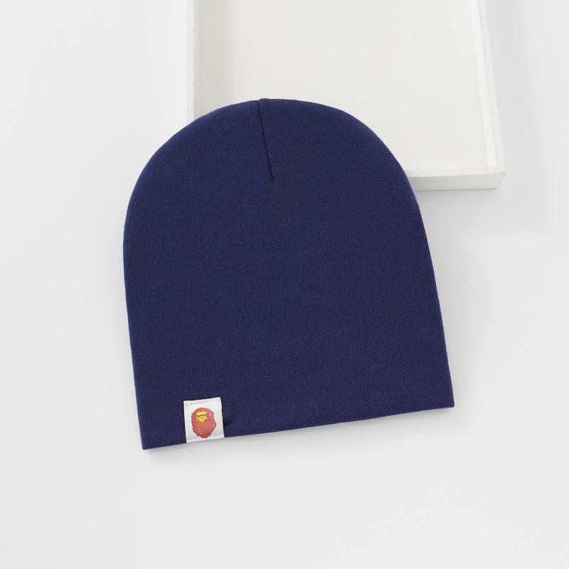 Baby Street Dance Hip Hop Hat Cotton Spring Autumn Toddler Hat Scarf Boys Girls Cap Solid Color Children Hat