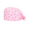 new Cotton Section for Man and woman Scrubs Caps Hospital Medical Hats Black Printing Elastic Tieback Design and Pet Medical Hat