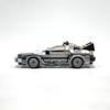 408PCS Hot Deloreaned Back To The Future Racing Car Time Machine Model DlY Building Blocks Juguetes For Kids Toys Birthday Gift