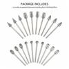 20pcs/set 120 Grinding Cutting Engraving Drill Bit Set For Dremel Rotating Tool