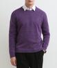 Seuteulaikeu Fine Blend Classic Crew Neck Knit (Violet)