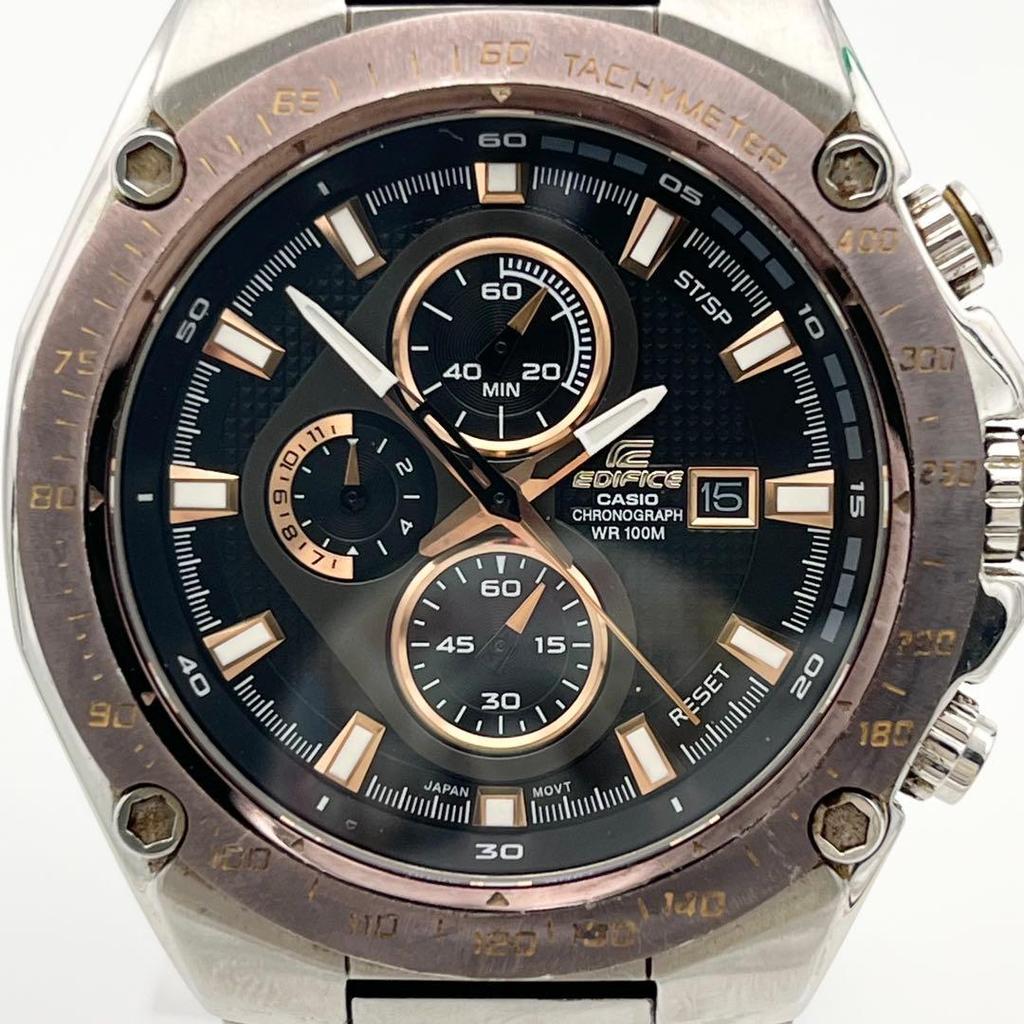 Used CASIO EDIFICE Chronograph Men's Watch Collaboration Sapphire Glass