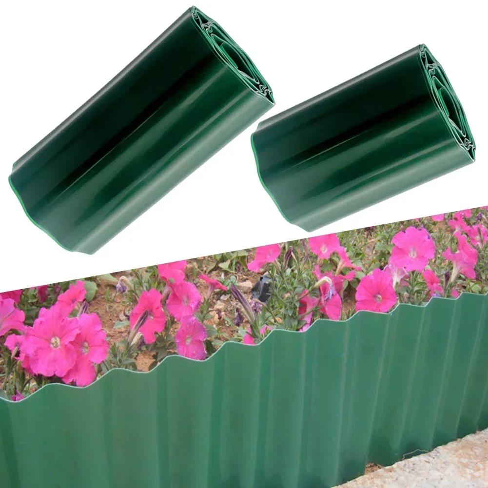 30/40cm Plastic Lawn Edge Garden Grass Lawn Edge Border Fence Path Flexible Lawn Edging Border Fence Yard Garden Decor