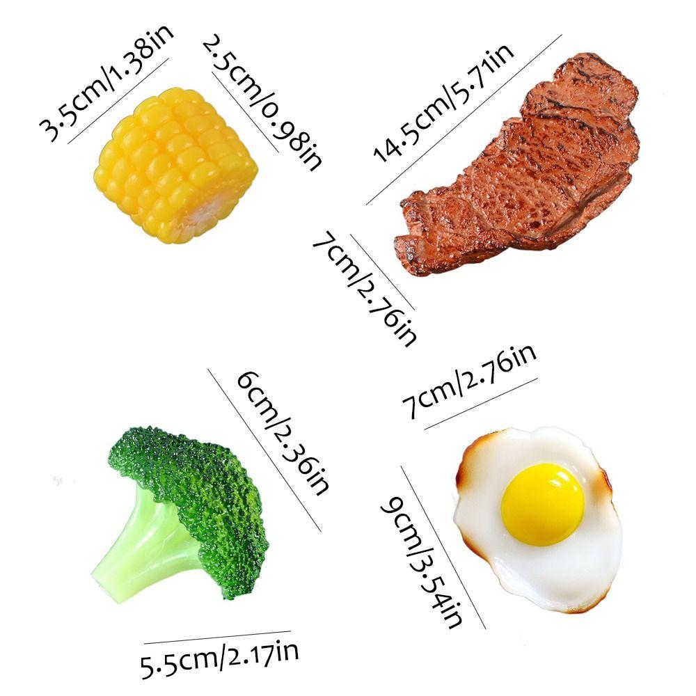 Western Food Simulation Kitchen Toy Cooking Toys Fake Food Toys Kitchen Toys