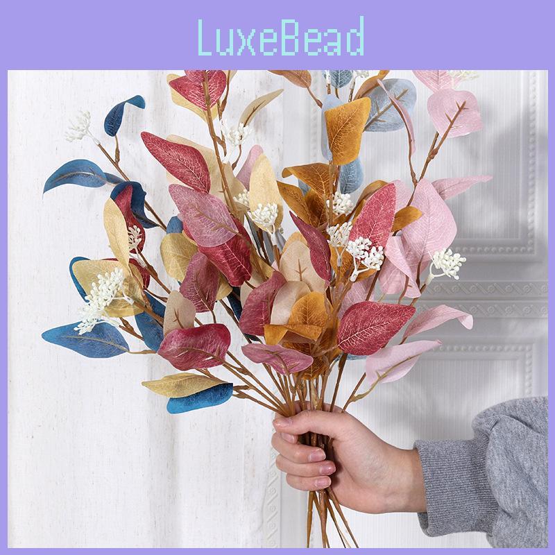 Leaves Handmade Eucalyptus With Berries For Event Table Centerpiece