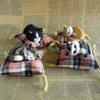 Yousheng Simulation Cat Doll Plush Toy Mini Realistic Sleeping Kittens On Mat Figurine Stuffed Animal Toy with Cushion for Home Office Room Desktop