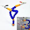 Magnetic Base Flexible Arm Welding tool third hand welding station clamp holder crocodile clip tool Mini Magnetic Base Holder Third Hand Tool Helping