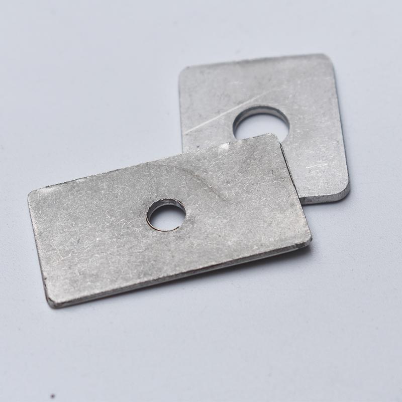 Custom Stainless Steel Square Shim Washer with Holes