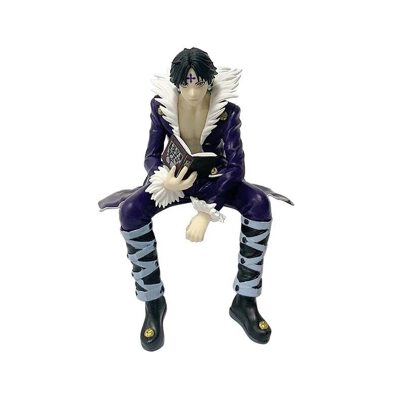 14Cm Hunter×Hunter Anime Figurine Kurapika Action Figurine Chrollo Illumi Hisoka Figurine Collection Noodle Stopper Model Toys Room