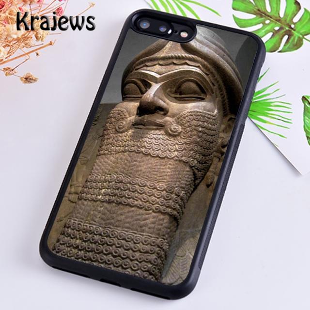 Krajews Lamassu Assyrian Mesopotamian Phone Case Cover For iPhone 17 Air 16 15 14 plus 11 12 13 pro max coque