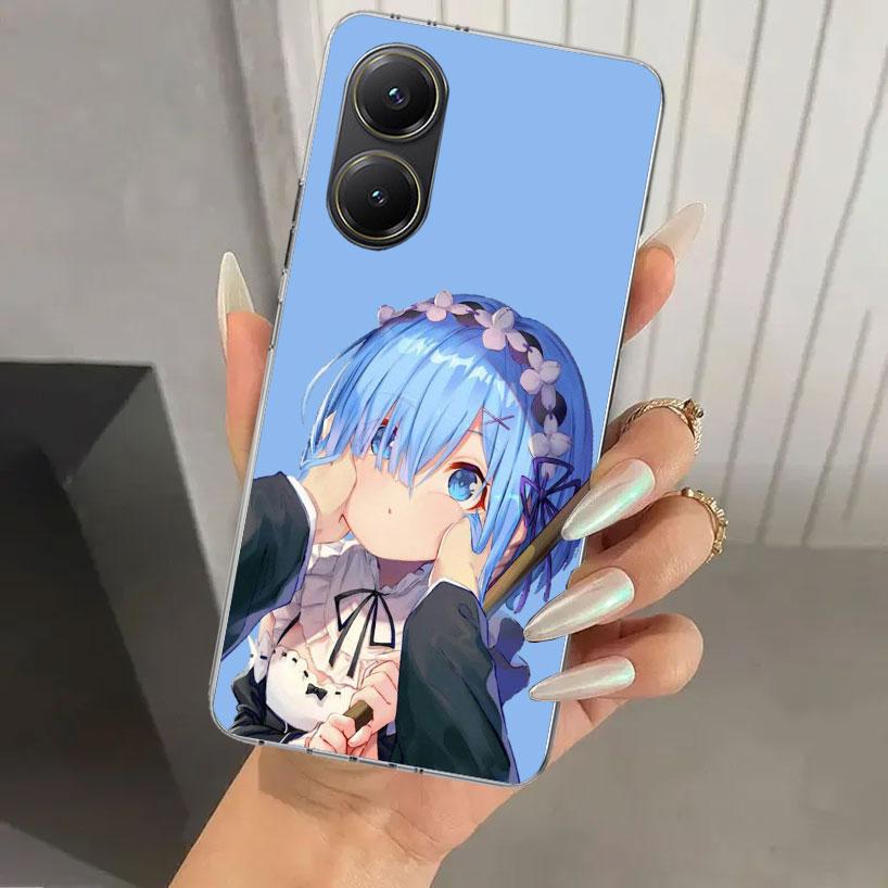 

Чехол для телефона R-Rem Re Zero Аниме для Xiaomi Poco X7 X6 X5 X4 X3 Nfc F7 Ultra F6 F5 Pro F4 GT F3 M6 M5S M4 M3 Мягкий печатающий корпус Poco X4 Pro 5G