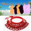Outdoor Camping Travel Home Colourful 12 Clip Clothesline Self-driving Tour Portable Windproof Non-slip Sun Drying Rope