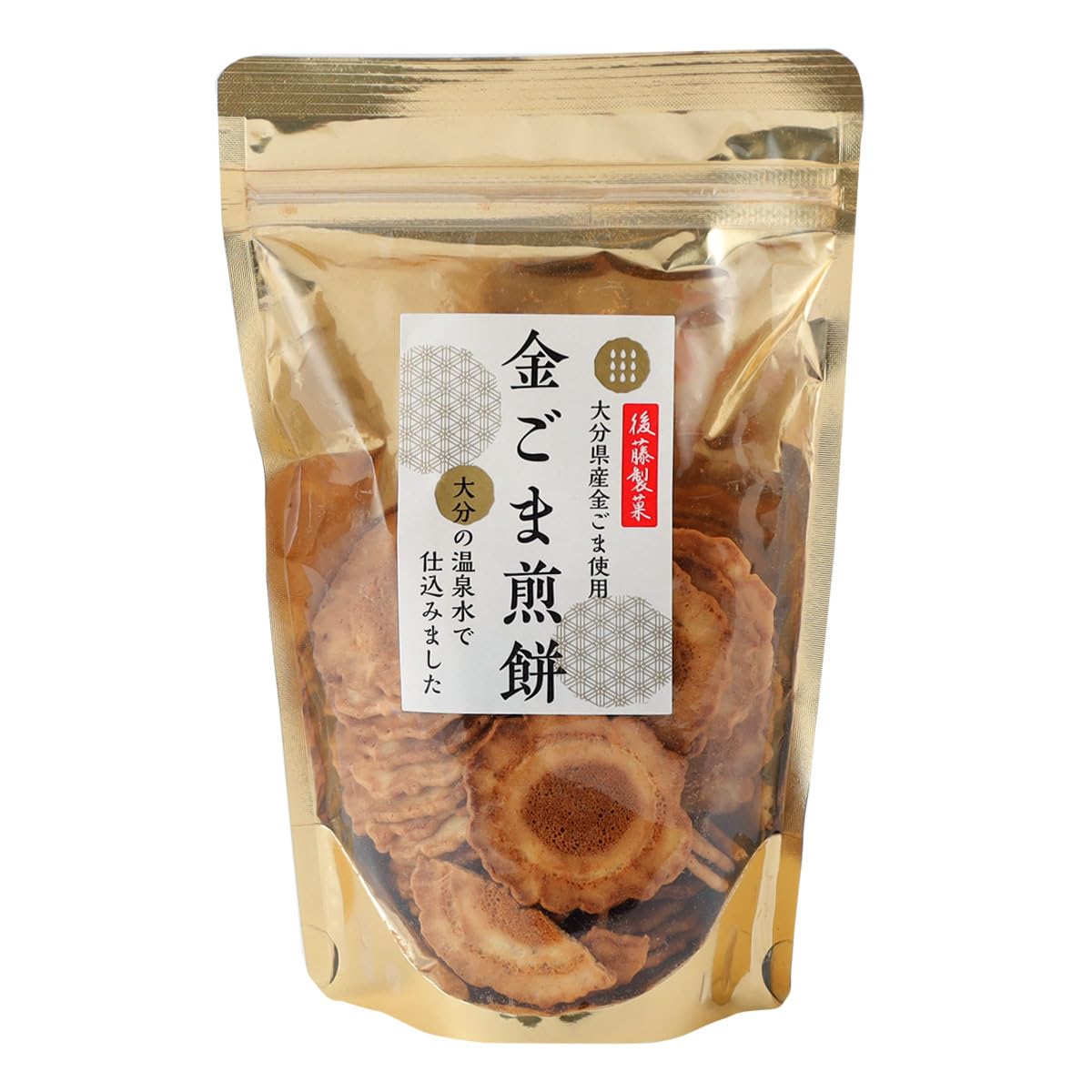 

Золотистые крекеры с кунжутом, рис 70 г